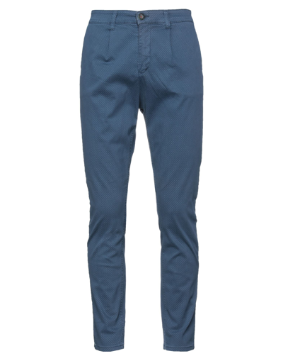 Shop Daniel Ray Man Pants Slate Blue Size 30 Cotton, Elastane