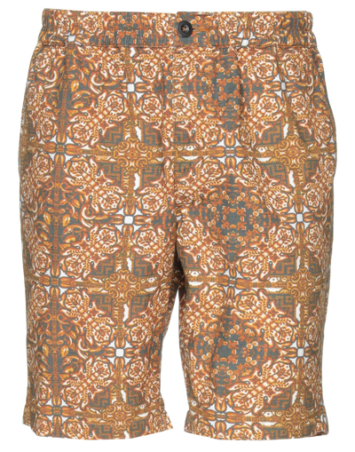 Shop O'neill Man Shorts & Bermuda Shorts Ocher Size S Cotton In Yellow