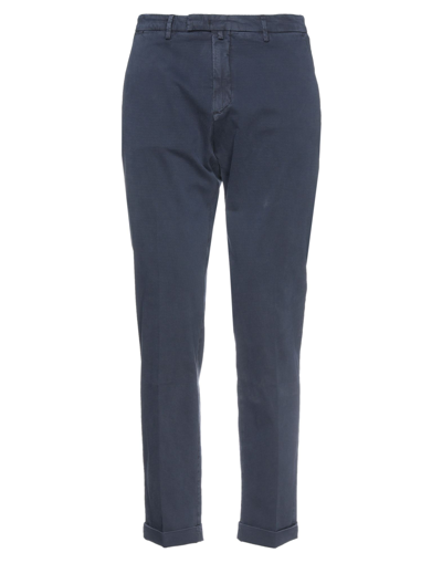 Shop Briglia 1949 Man Pants Midnight Blue Size 34 Cotton, Elastane