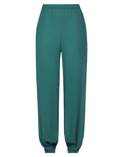 Shop I'm Isola Marras Woman Pants Emerald Green Size 6 Lyocell