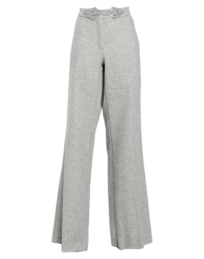 Shop Galliano Pants In Light Grey