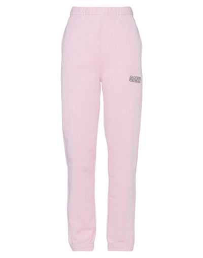 Ganni Pink Software Isoli Elasticized Lounge Pants In Pink