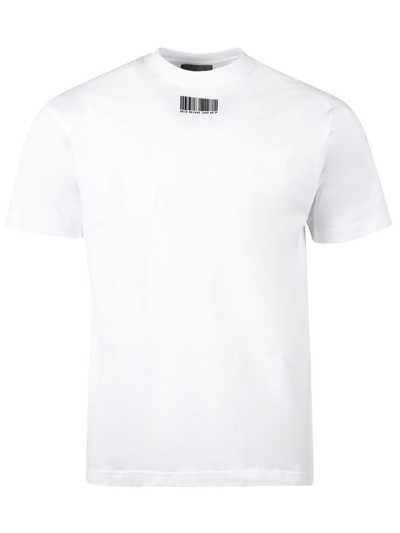 Shop Vtmnts Barcode Tee In White