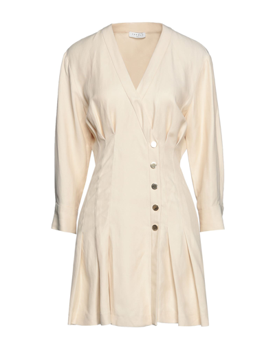 Sandro Short Dresses In Beige