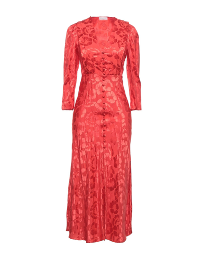 Shop Sandro Long Dresses In Red