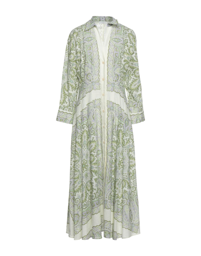 Sandro Long Dresses In Green