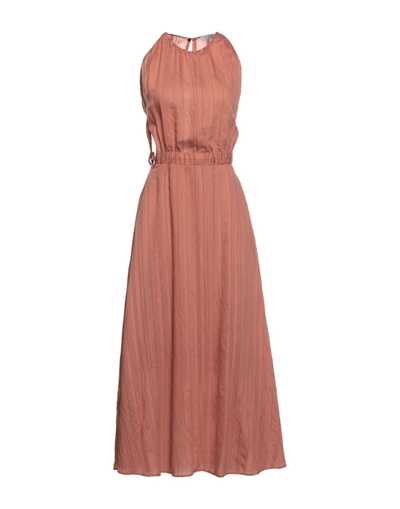 Sandro Midi Dresses In Pastel Pink