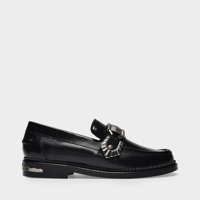 Shop Toga Loafers In Black