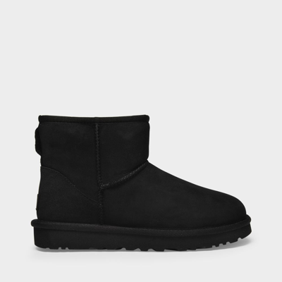 Shop Ugg Classic Mini Ii Ankle Boots In Black