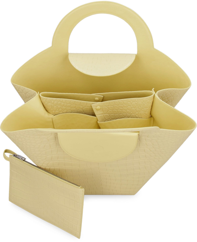 Shop Bottega Veneta Doll Tote Bag In Yellow