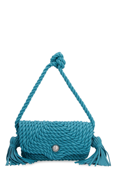 Shop Bottega Veneta Classic Crossbody Bag In Blue