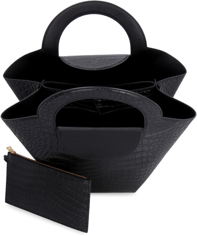 Shop Bottega Veneta Doll Tote Bag In Black