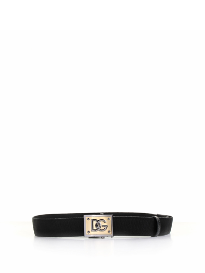 Shop Dolce & Gabbana Ribbon Belt In Nero