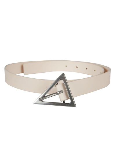 Shop Bottega Veneta Triangle Buckle Belt In Melon Wash