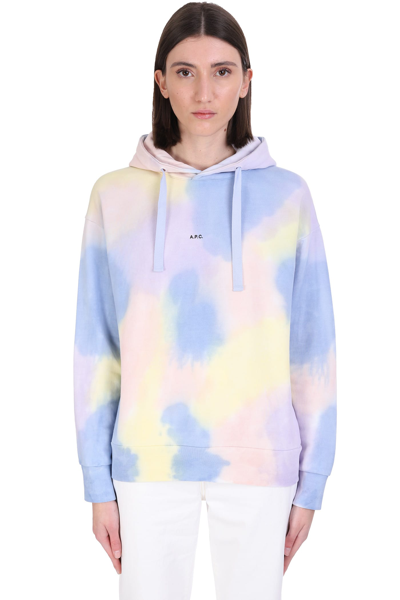 Shop Apc Jeanne Sweatshirt In Multicolor Cotton
