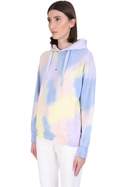 Shop Apc Jeanne Sweatshirt In Multicolor Cotton