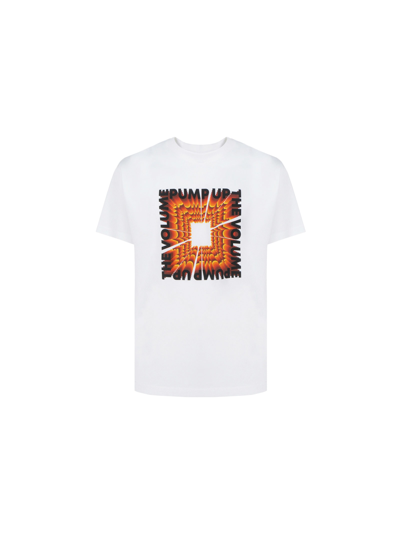 Shop Marcelo Burlon County Of Milan T-shirt In White Orange