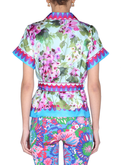 Shop Dolce & Gabbana Floral Print Shirt In Multicolor