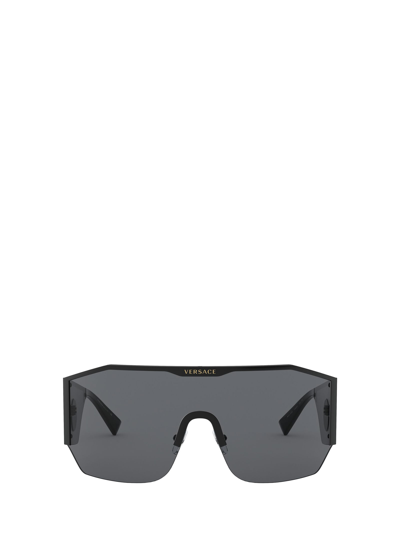 Shop Versace Ve2220 Black Sunglasses