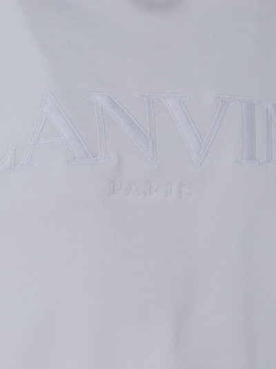 Shop Lanvin Hoodie In White