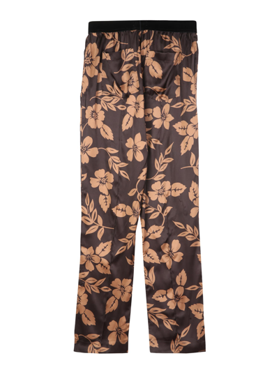 Shop Tom Ford Silk Pajamas Trousers In Multicolor