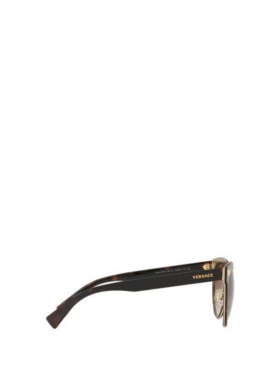Shop Versace Ve2198 Havana Sunglasses