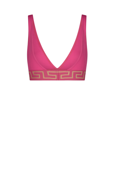 Shop Versace Swimwear In Pink