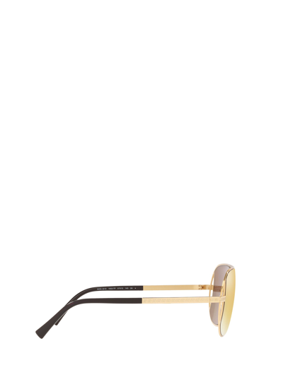Shop Versace Ve2212 Gold Sunglasses