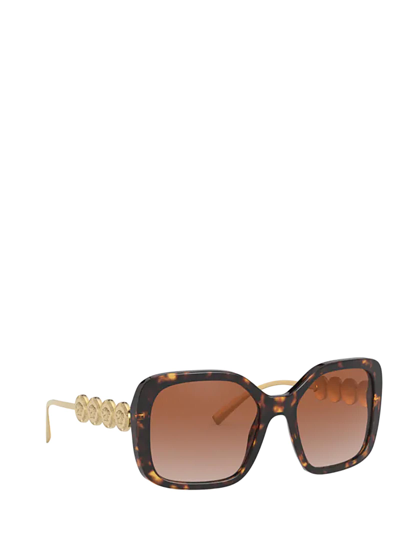 Shop Versace Ve4375 Havana Sunglasses