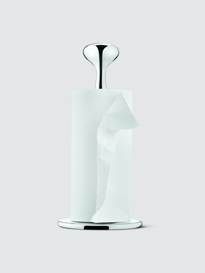 Shop Georg Jensen Alfredo Paper Towel Holder In Stainless Steel