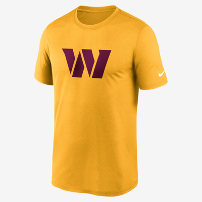 Shop Nike Men's Dri-fit Logo Legend (nfl Washington Commanders) T-shirt In Brown