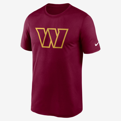 Shop Nike Men's Dri-fit Logo Legend (nfl Washington Commanders) T-shirt In Red