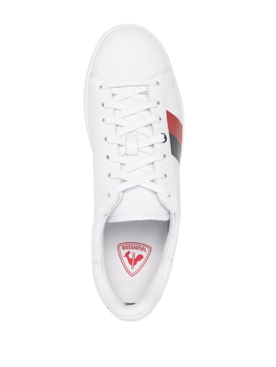 Shop Rossignol Alex Skin Stripe-detail Sneakers In White