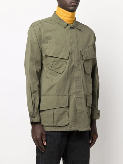 Shop Orslow Cargo-pockets Jacket In Green