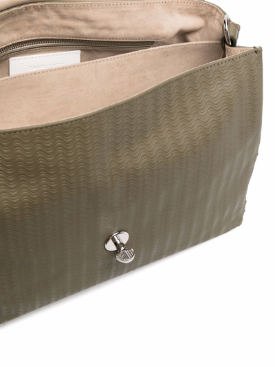 Shop Zanellato Postina® Leather Tote Bag In Green
