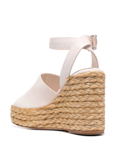 Shop Paloma Barceló Clama Jute-wedge Sandals In Pink