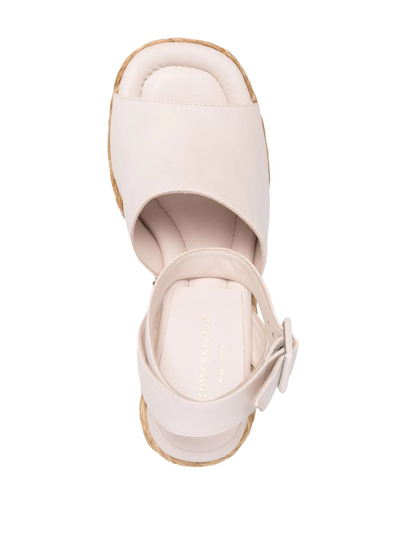 Shop Paloma Barceló Clama Jute-wedge Sandals In Pink