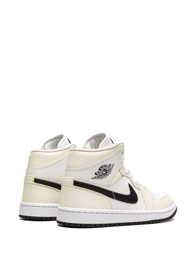 Shop Jordan Air  1 Mid "coconut Milk" Sneakers In Neutrals