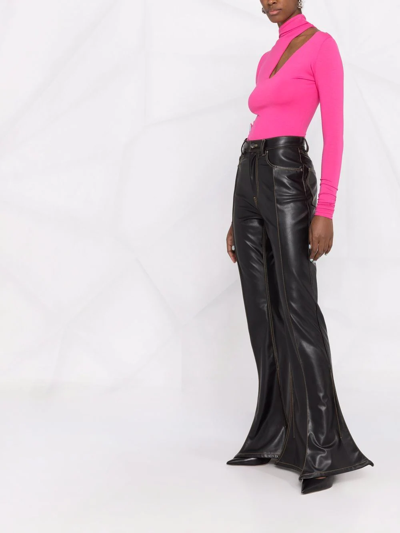 Manurí Bambina Cut-out Detail Blouse In Pink
