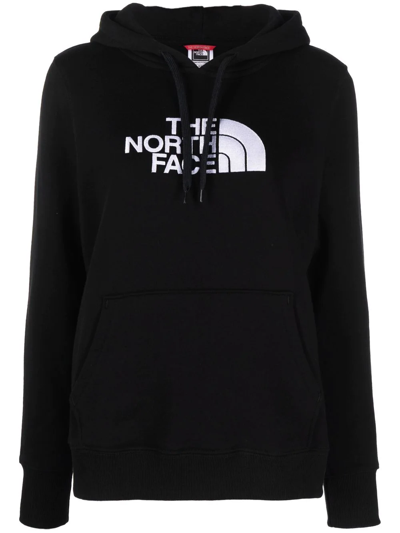 The North Face Half Dome Pullover Hoodie In Tnf Black/white In Black