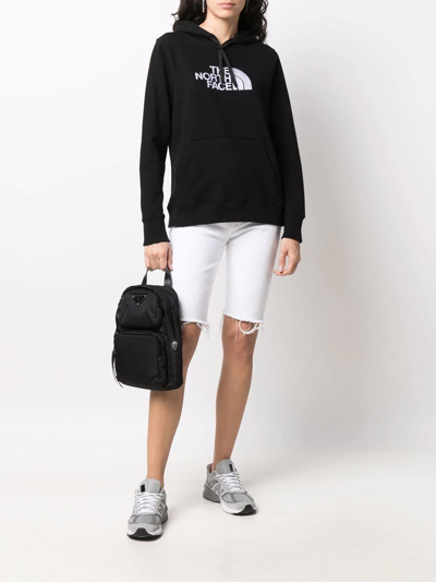 The North Face Half Dome Pullover Hoodie In Tnf Black/white In Black
