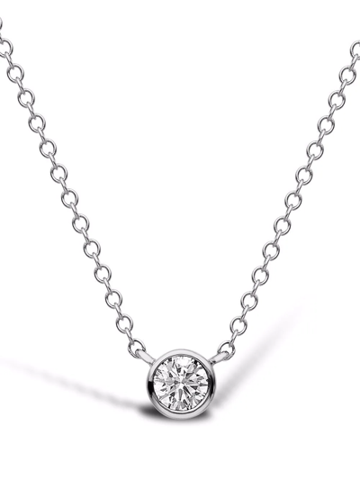 Shop Pragnell 18kt White Gold Sundance Diamond Necklace In Silver