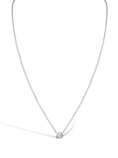 Shop Pragnell 18kt White Gold Sundance Diamond Necklace In Silver