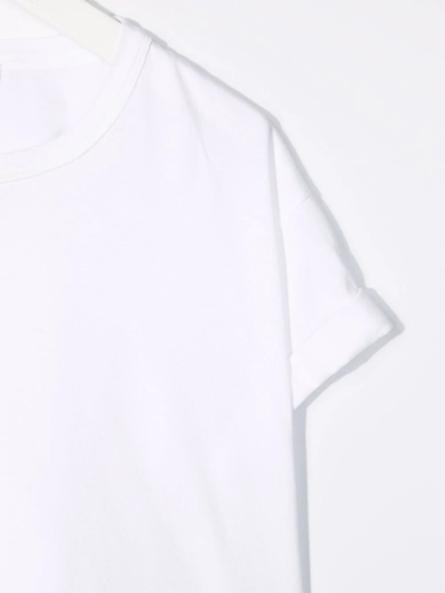 Shop Brunello Cucinelli Short-sleeved Flared T-shirt In White