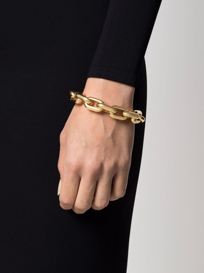 Shop Federica Tosi Chunky-chain Bracelet In Gold