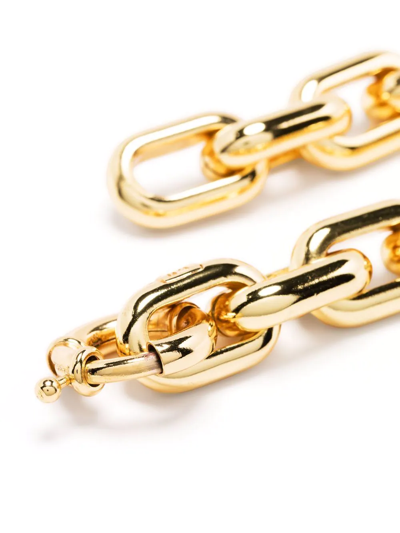 Shop Federica Tosi Chunky-chain Bracelet In Gold