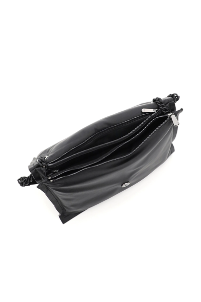 Shop Ferragamo Viva Bow Padded Bag In Black