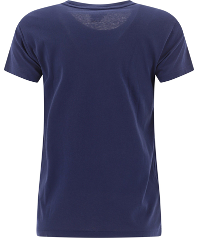 Shop Ralph Lauren Women's Blue Other Materials T-shirt
