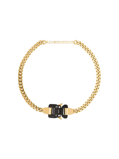 Shop Alyx Buckle Necklace In Oro