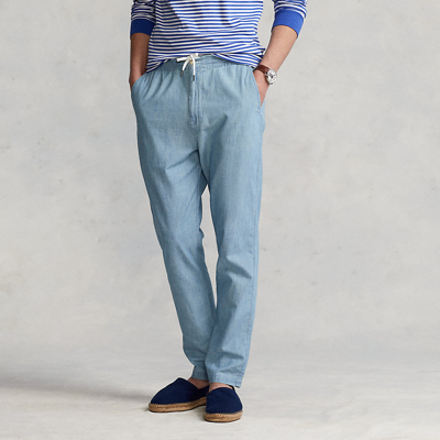 Shop Ralph Lauren Polo Prepster Classic Fit Chambray Pant